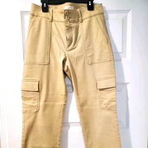 The Loft Khaki crop pants